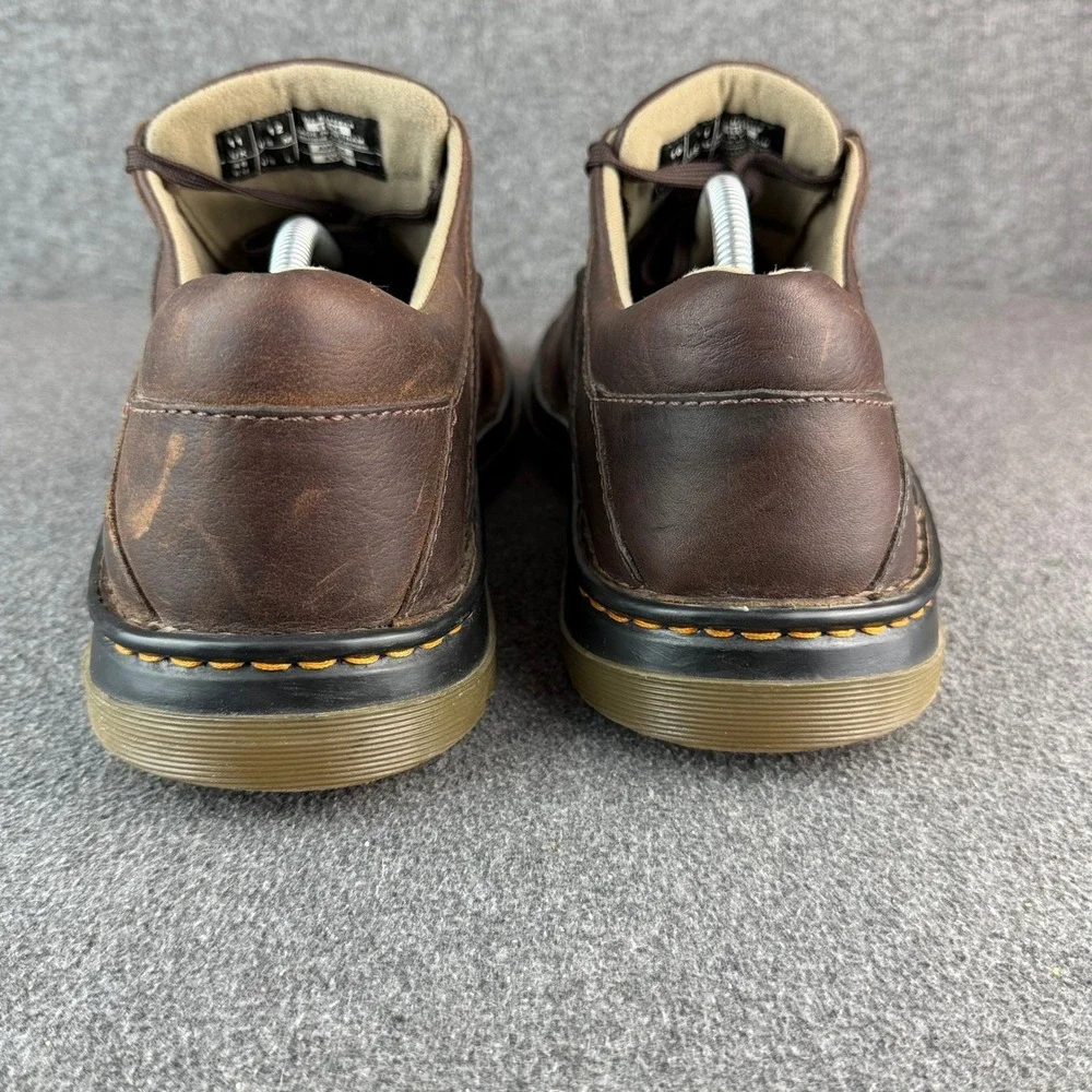 Dr. Martens Mens 12 Brown Leather‎ Oxford Shoes Lace Up Low Top Casual